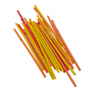 Colorful Sugarcane Bent Straw  