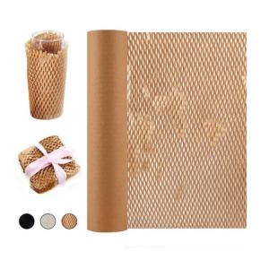 compostable shock proof honeycomb wrapping paper roll
