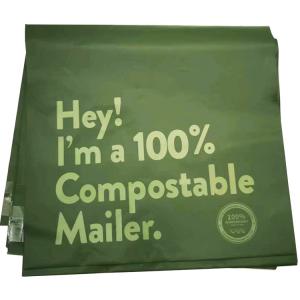  green biodegradable mailer envelope shipping bags
