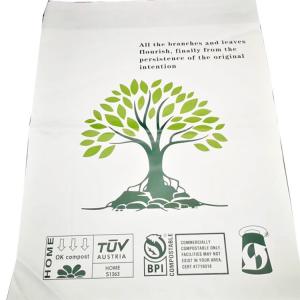 custom white compostable mailing bags envelopes
