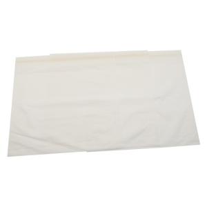 white compostable zipper bag